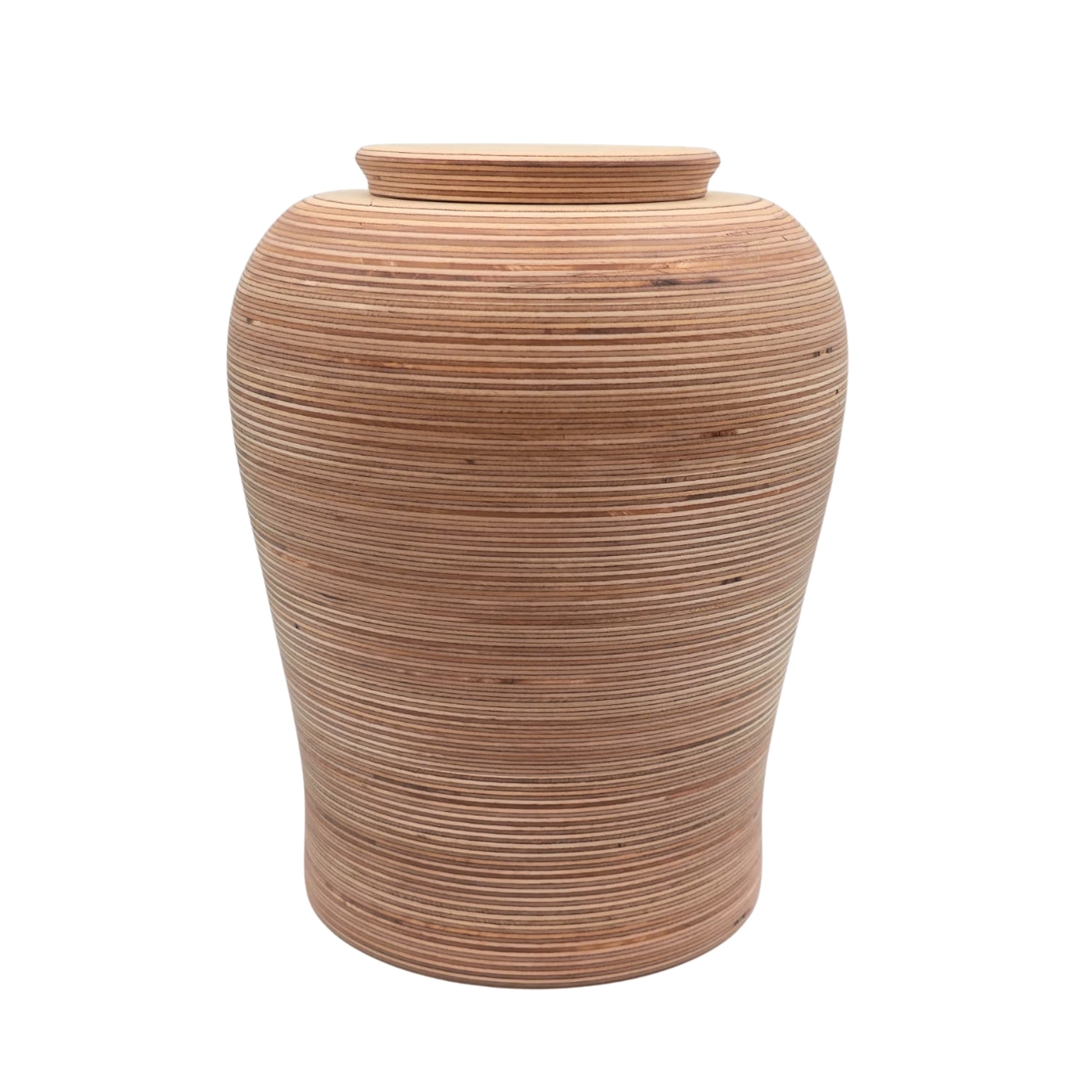 Wooden urn for ashes, Large wooden Urn, Natural wooden urn