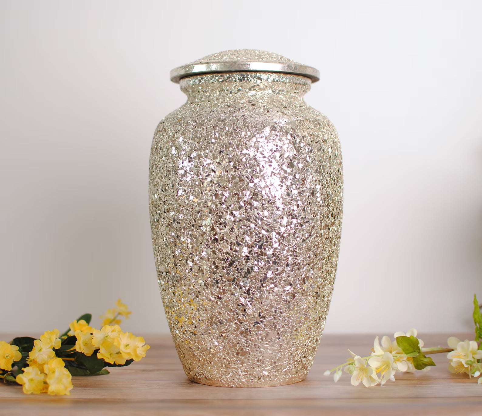 glitter urn