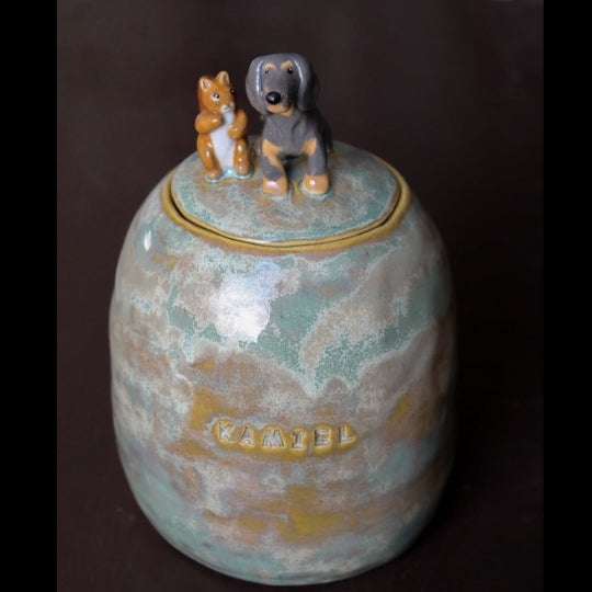 personalized dog urn