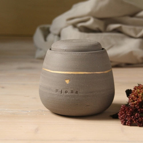 Ceramic Pet urn, Pottery pet urn, ceramic dog urn, ceramic cat urn