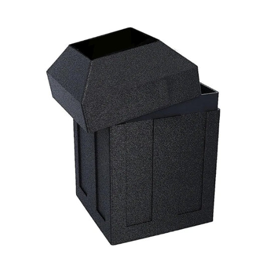 Urn vault for burial. Cremation Urn Capsule. Black Urn Vault. Cremation Urn Vault. Funeral urn vault
