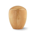 High-gloss Alder wood cremation urn
