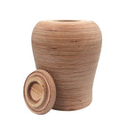 Wooden urn for ashes, Large wooden Urn, Natural wooden urn